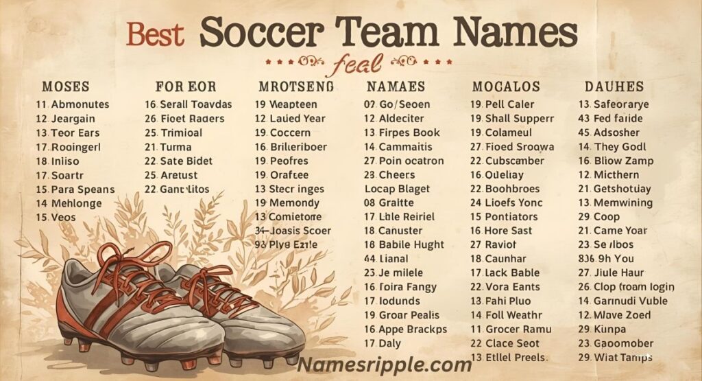 Winning Soccer Team Names
