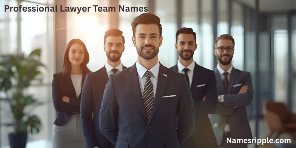 Professional Lawyer Team Names