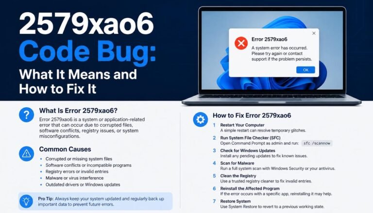 2579xao6 Code Bug